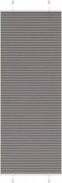 Berkfield Home Single Pleat Corded Blind in Anthracite and Black, W/H: 80 x 200 cm