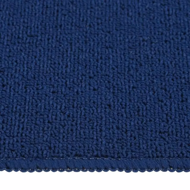 Berkfield Home Navy Blue Anti Slip Rectangular Stair Mats, 15 Pack, W: 75 cm, D: 20 cm