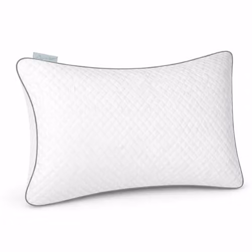 Aamira Cooling Memory Foam Orthopaedic Pillow, White, W: 70 cm x D: 45 cm x H: 18 cm