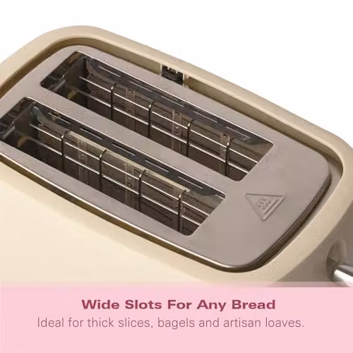 Hamilton Beach Miami 2 Slice Toaster, 800W, Sand/Beige – 2