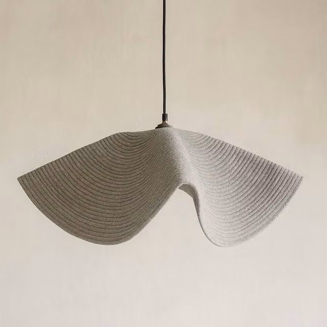 CGC Lighting Flora Grey Large Floppy Fabric Lampshade, Diameter: 78 cm – 1