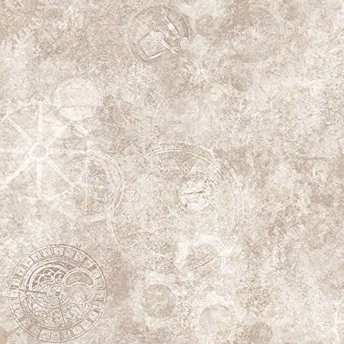 Galerie G56222 Steampunk Abstract Industrial Non-Woven Wallpaper, Beige, Roll W: 53 cm, L: 10 m