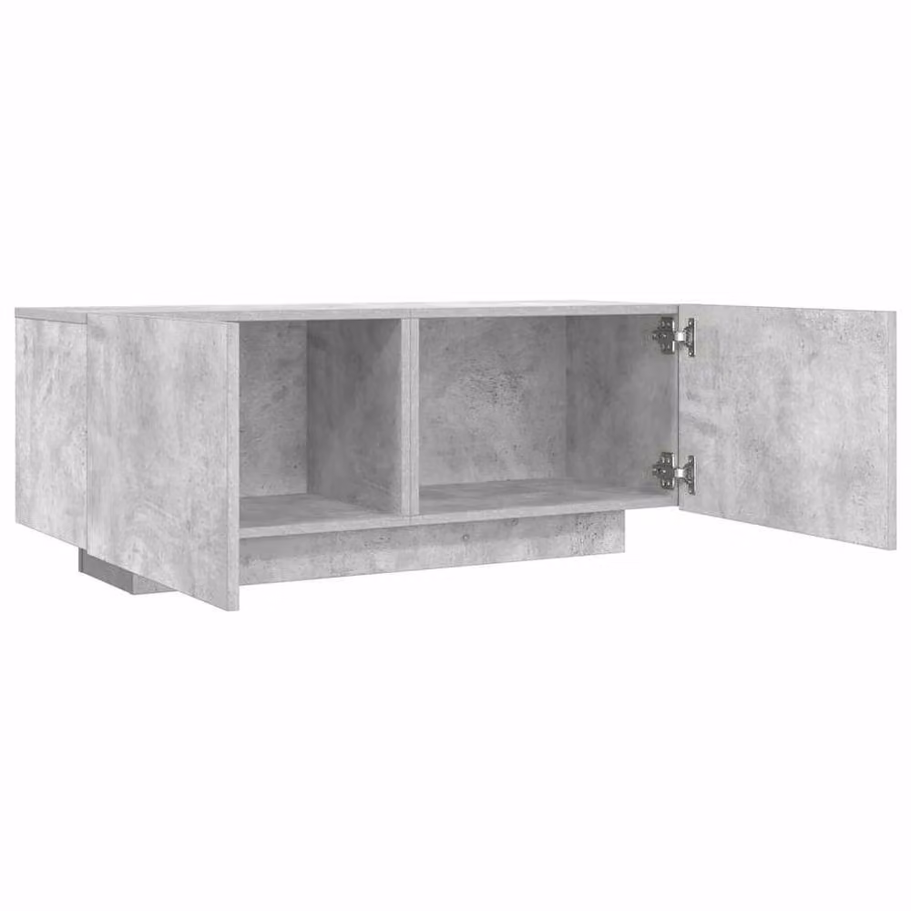 Berkfield Home Concrete Grey TV Cabinet in Engineered Wood W/D/H: 100 x 35 x 40 cm – 3