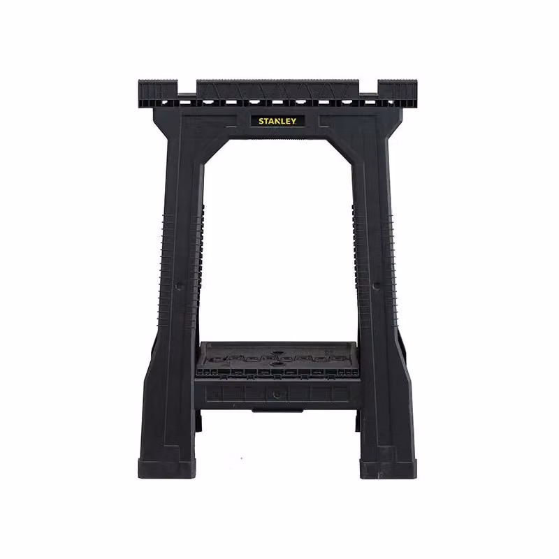 Stanley Plastic Sawhorses Twin Pack in Black and Multicolour – 2
