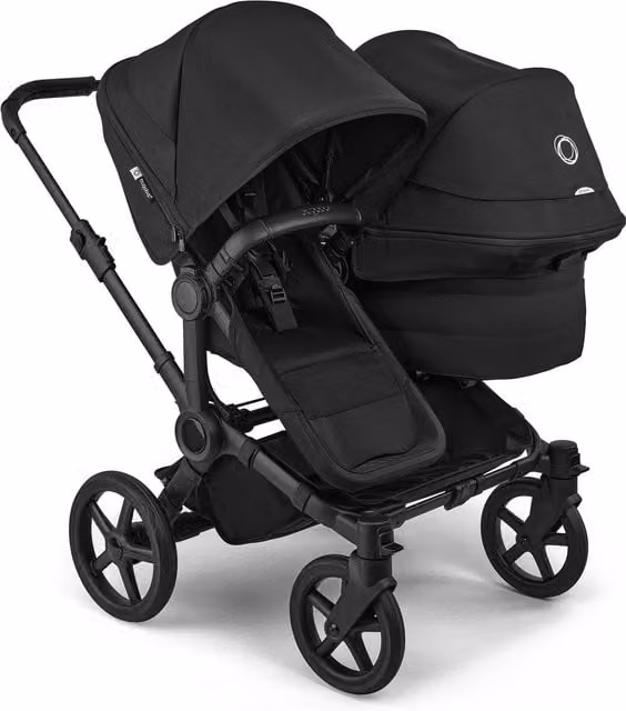 Bugaboo Donkey 6 Double Convertible Kombi Stroller in Heritage Black
