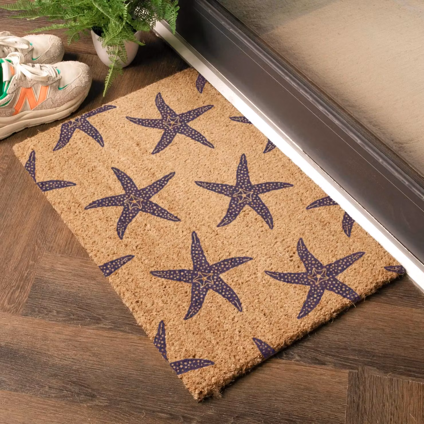 Artsy Mats Starfish Doormat in Brown, W/D: 60 x 40 cm – 2