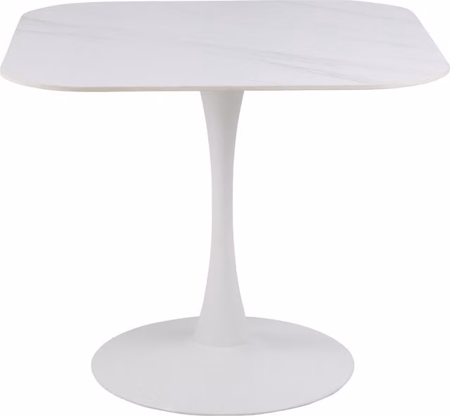 Furniture To Go Malta Square Ceramic Dining Table in White