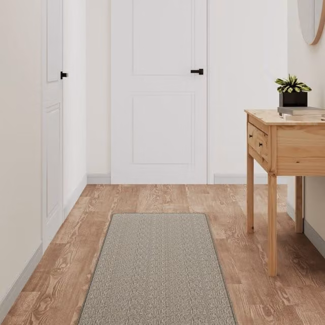Berkfield Home Sisal Look Carpet Runner in Beige, W/D: 50 x 200 cm – 1
