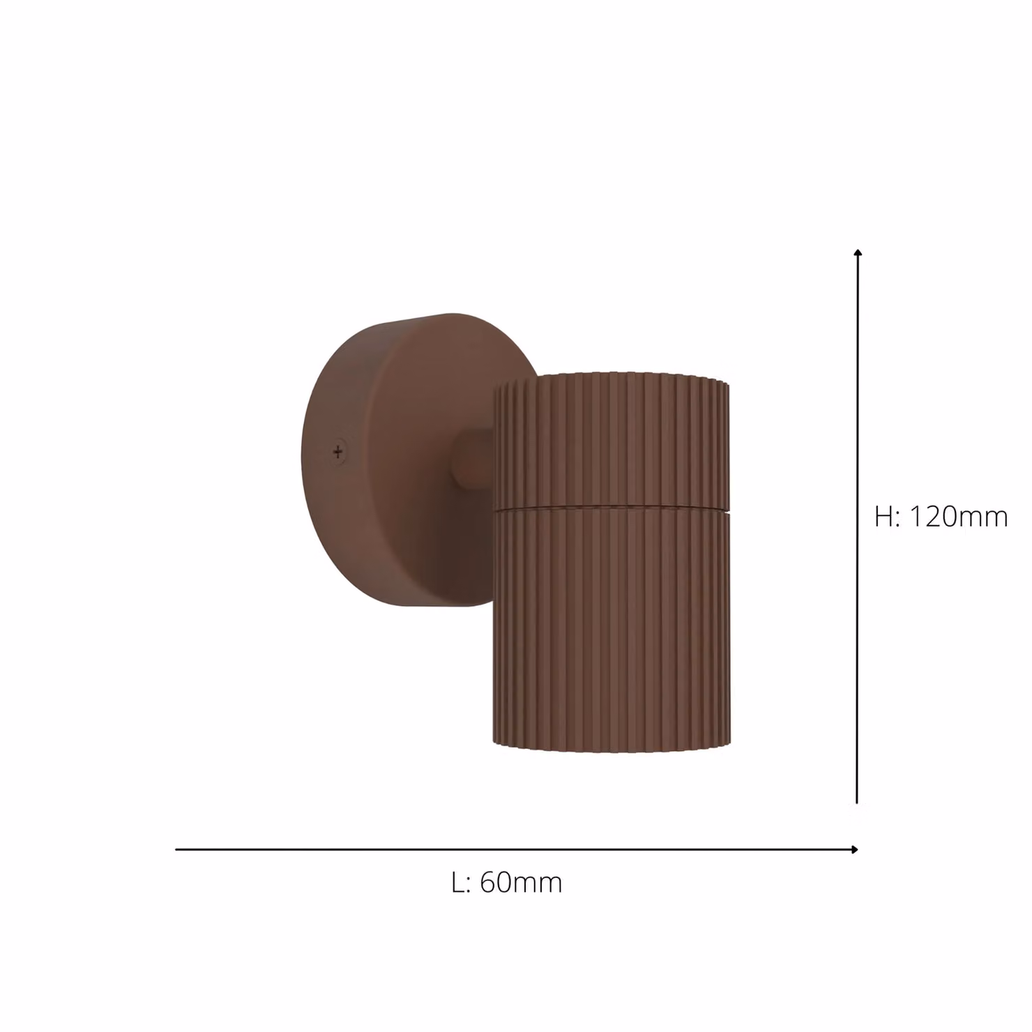 Eglo TOMELLOSO Modern Brown Aluminium Outdoor Wall Light with Transparent Glass – 4