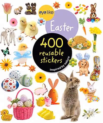 Workman Publishing Eyelike Easter Stickers for Children, Multicolour Paper Stickers