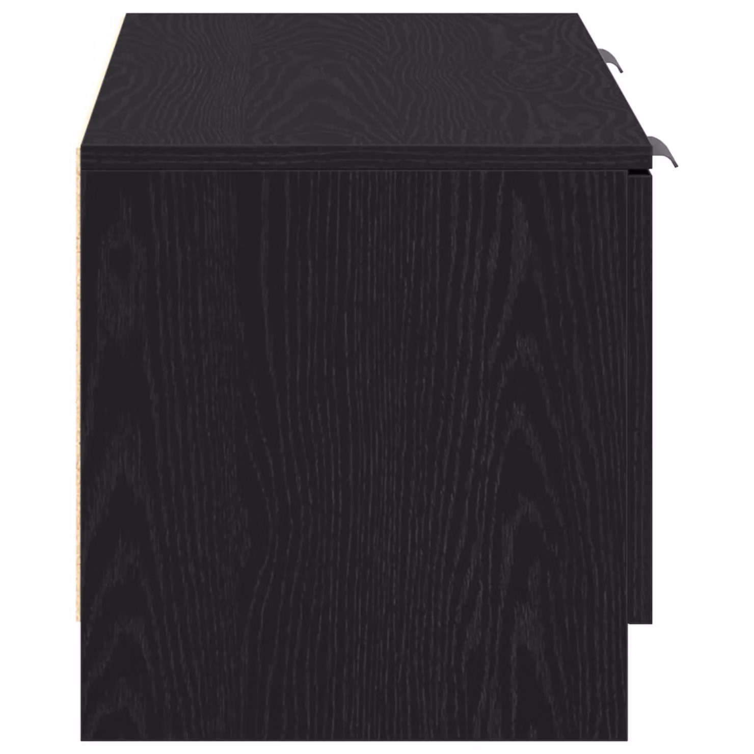 Berkfield Home Modern Black Oak TV Cabinet, W: 102 cm, D: 35 cm, H: 36.5 cm – 5