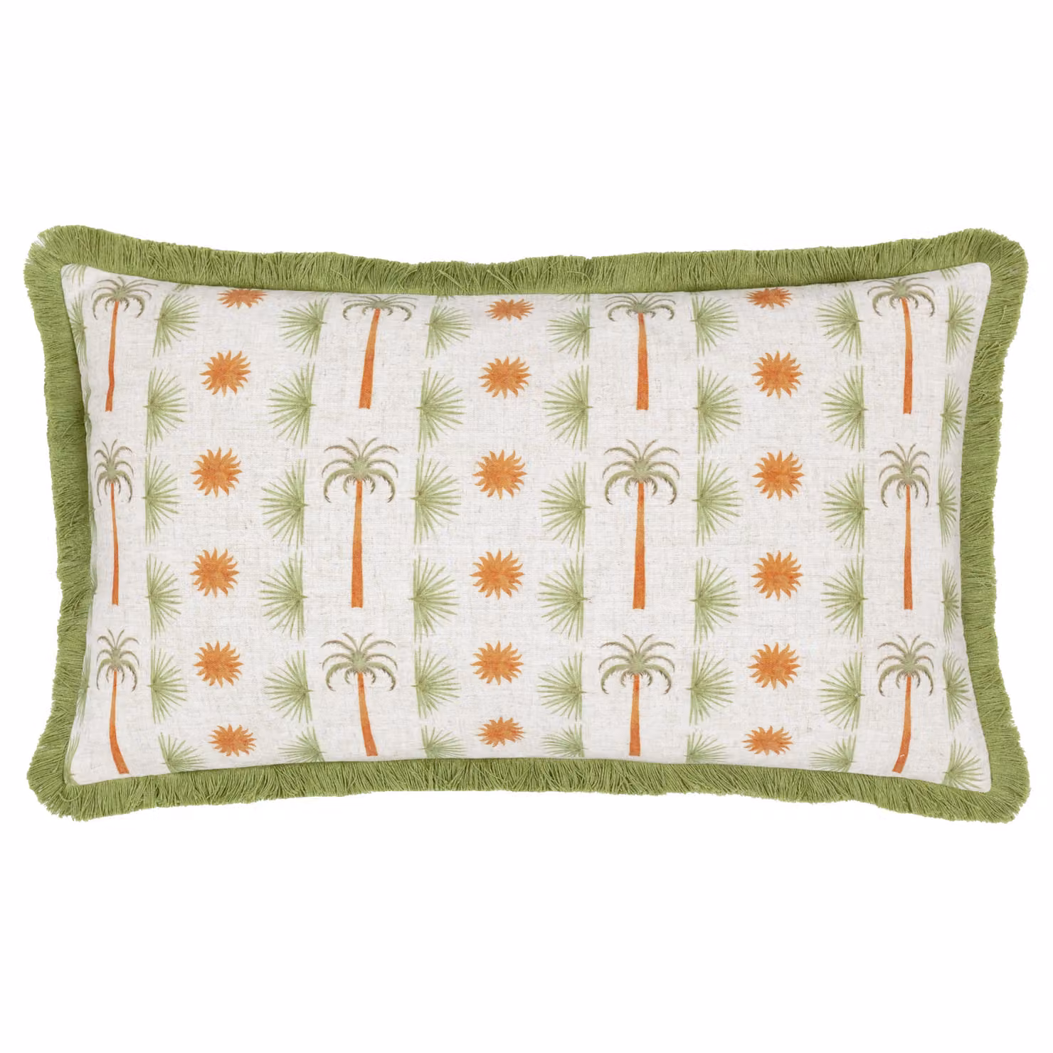 Furn Tropicala Palm Printed Multicolour Rectangular Cushion, W/D/H: 50 x 30 x 30 cm – 2