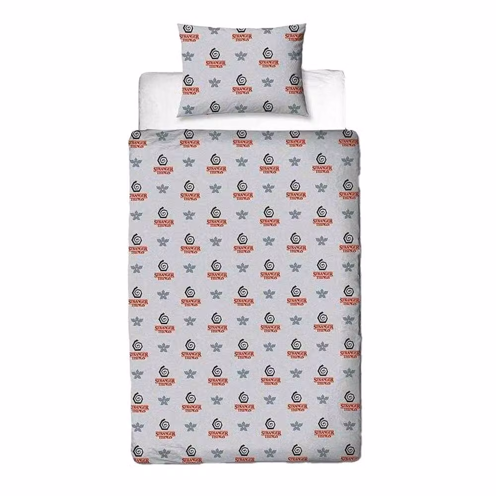 Stranger Things Darkside Reversible Duvet Set and Pillowcase, Multicolour, W: 90 cm, L: 200 cm – 2