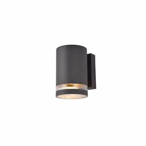 The Lamp Post ZN-29190-ATR Modern Up or Down Outdoor Garden Wall Light in Anthracite Grey