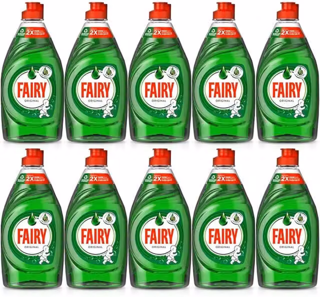 Fairy Washing Up Liquid Lemon 320ml - Green
