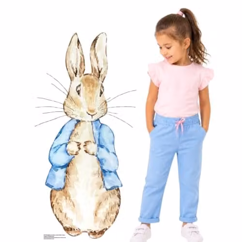 Star Cutouts SC4440 Blue Jacket Rabbit Cardboard Cutout, Height: 93 cm