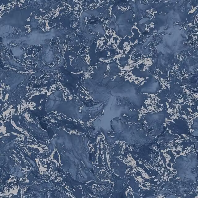Muriva Elixir Marble Abstract Wallpaper in Navy Blue Matt Finish