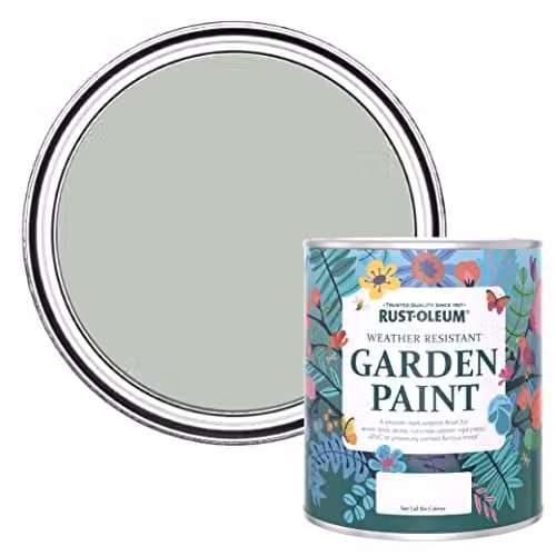 Rust-Oleum Matt Green Water-Based Mould Resistant Garden Paint, 0.75 l