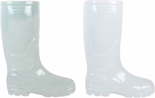 KDMD Novelty Welly Boot Planter, Green and Grey Ceramic Garden Pot, Width: 36 cm