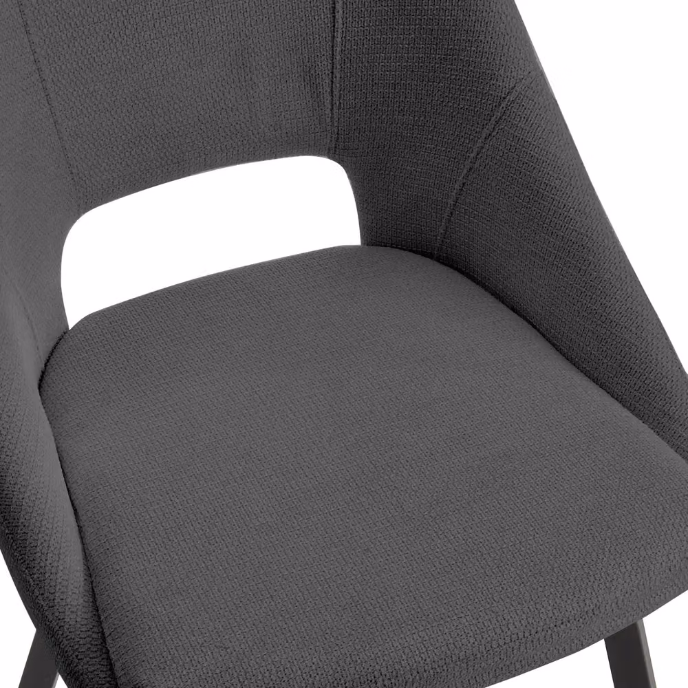 Home Detail Billie Dining Chair Set of 2, Grey Velvet – 3