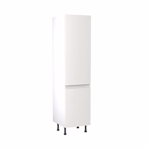 Kitchen Kit White Matt J-Pull Bridging Wall Cabinet, W/D/H: 50 x 50 x 212 cm
