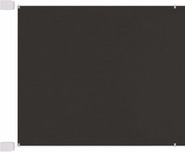 Berkfield Home Vertical Awning in Anthracite and Black Oxford Fabric, W: 140 cm, H: 800 cm