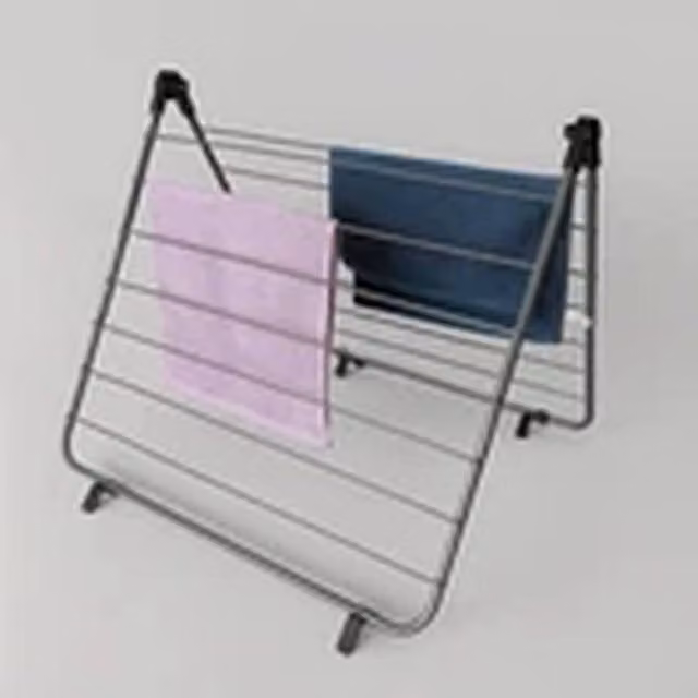 Havendro Foldable Over Bath Clothes Drying Rack in Grey – 1