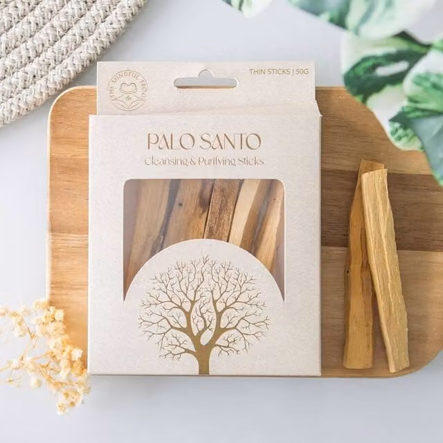Uniqueful Organic Thin Palo Santo Sticks, 50g, Beige
