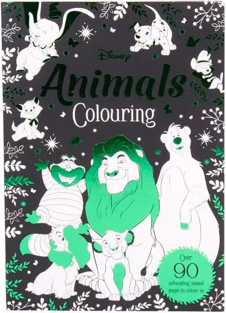 Disney Animals Colouring Paperback Book in Multicolour
