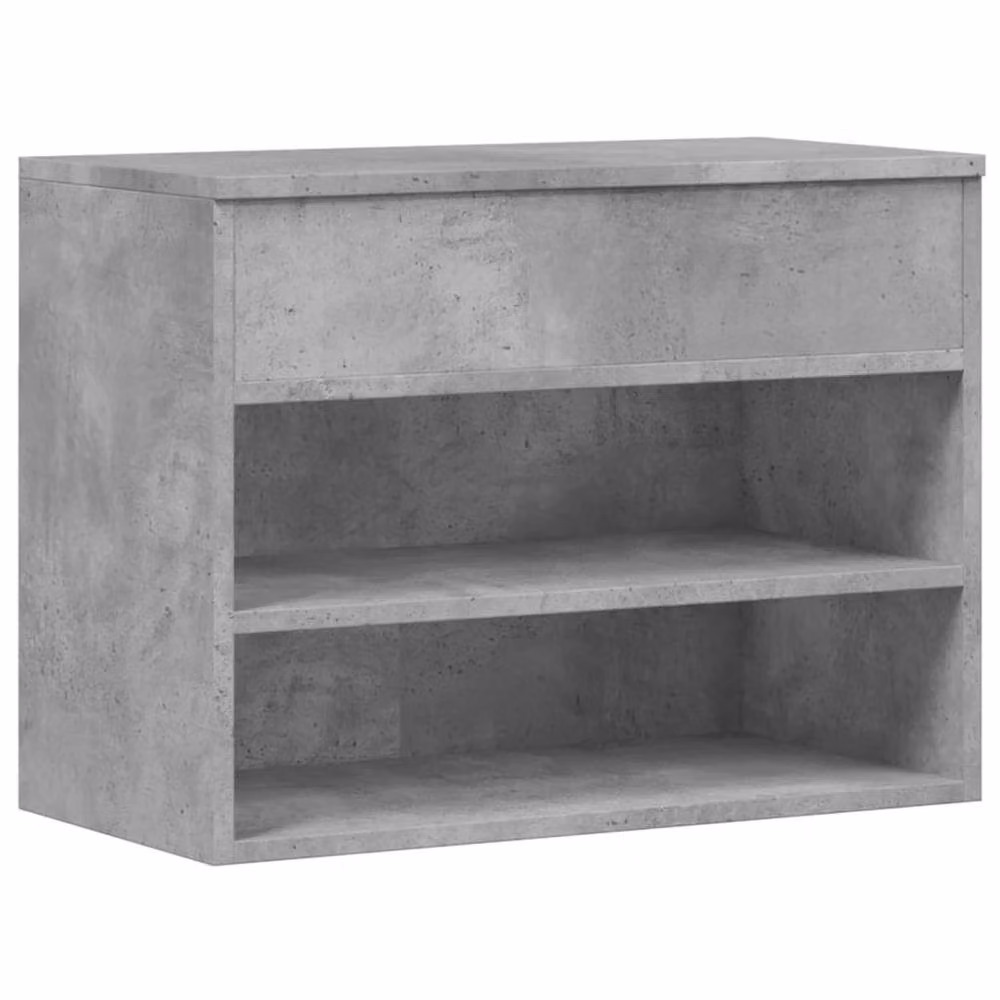 Berkfield Home Grey MDF Shoe Rack, W/D/H: 60 x 30 x 45 cm – 2