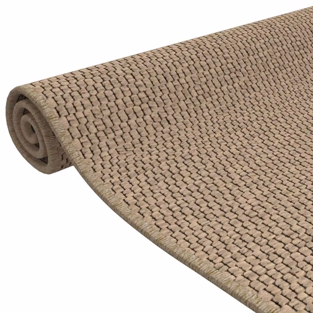 Berkfield Home Elegant Sisal Look Carpet Runner in Sand, W: 80 cm, L: 150 cm – 1