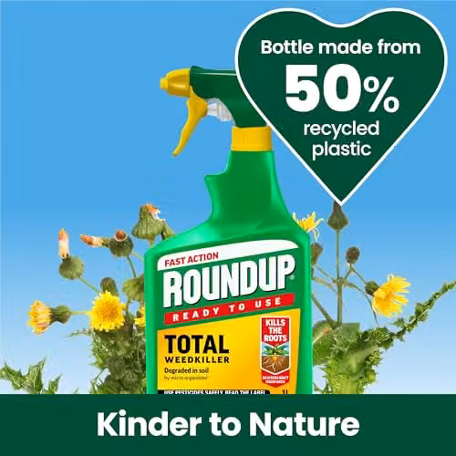 Roundup Glyphosate Free Weed Killer Spray, 1.12 l – 4