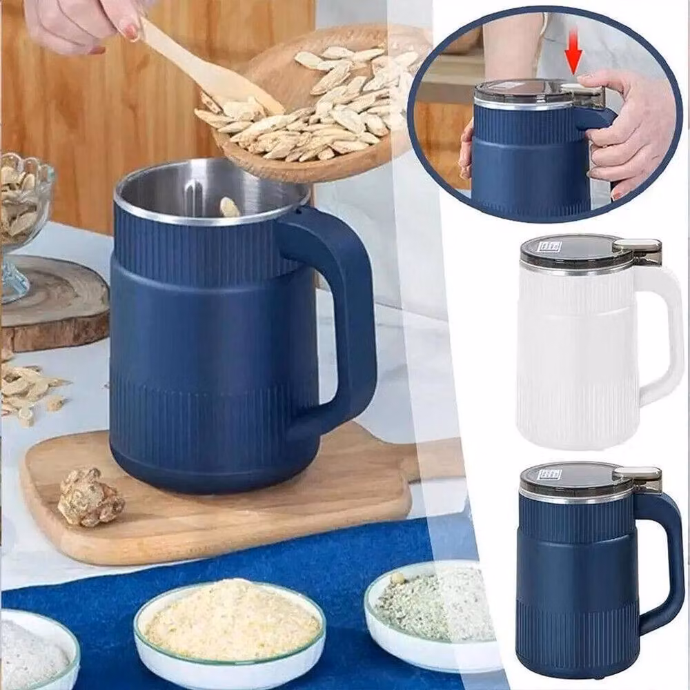FLAVORA Blue Small Powder Grinding Machine with Auto Shut-off and Overheat Protection – 5