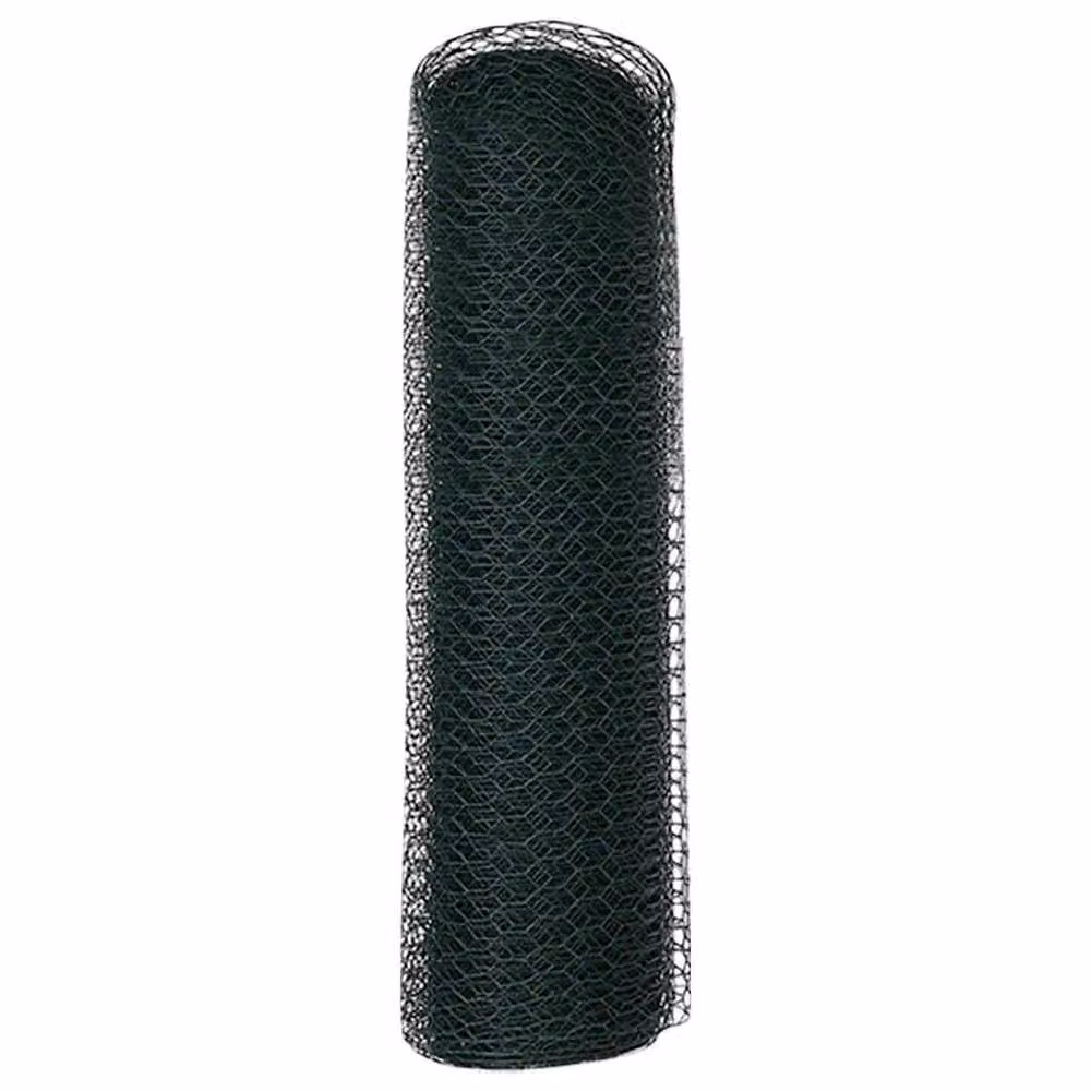 Berkfield Home Green PVC-Coated Steel Hexagon Fence, H: 0.6 m x L: 100 m – 3