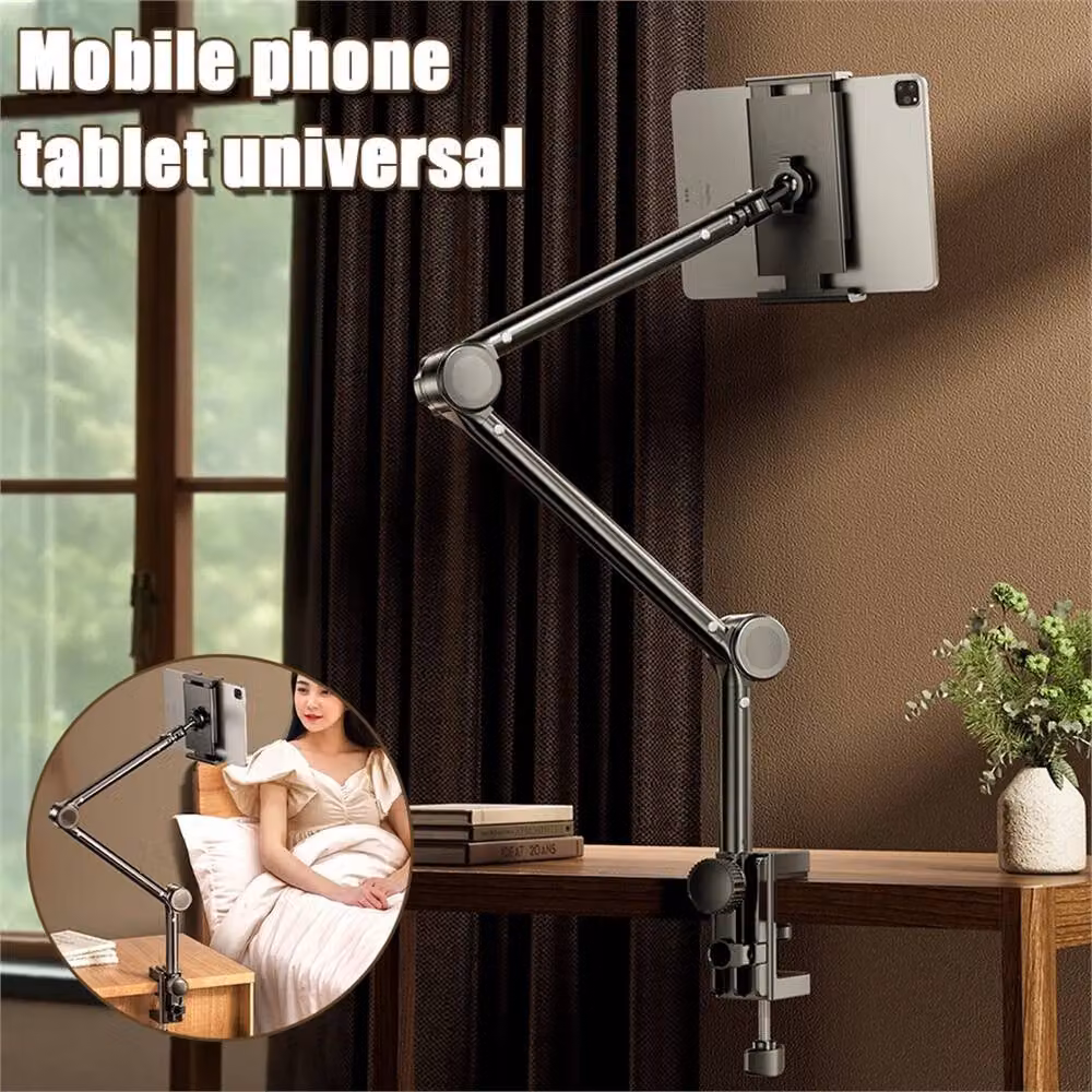 Nordara Universal Long Arm Phone and Tablet Stand Mount in Black – 5