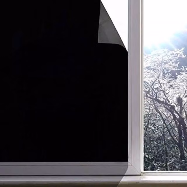 Kelvenix Blackout Window Film Glass Tint in Black, 0.6m2 – 1