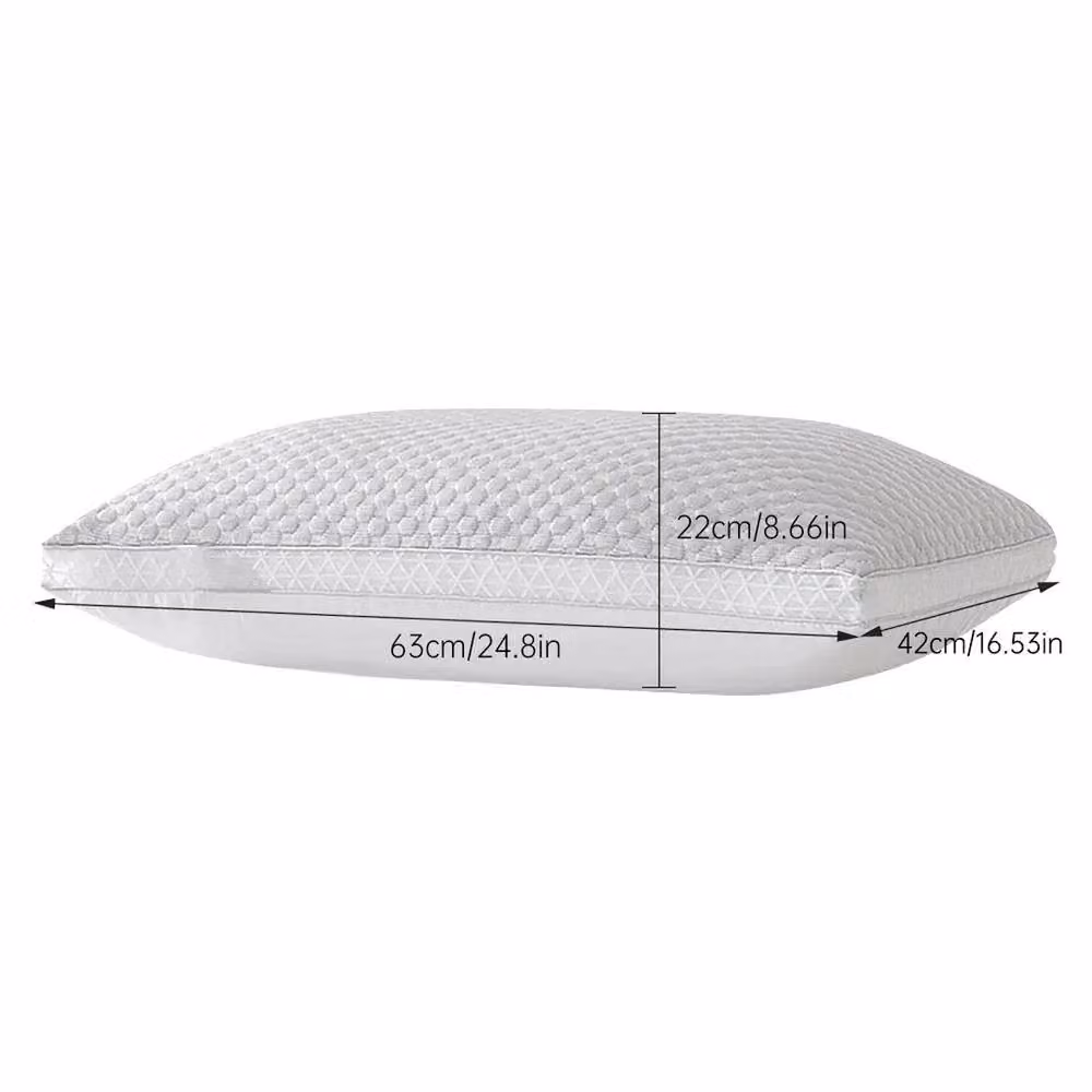 VOGREX Orthopaedic Memory Foam Air Flow Neck Support Pillow in White – 2