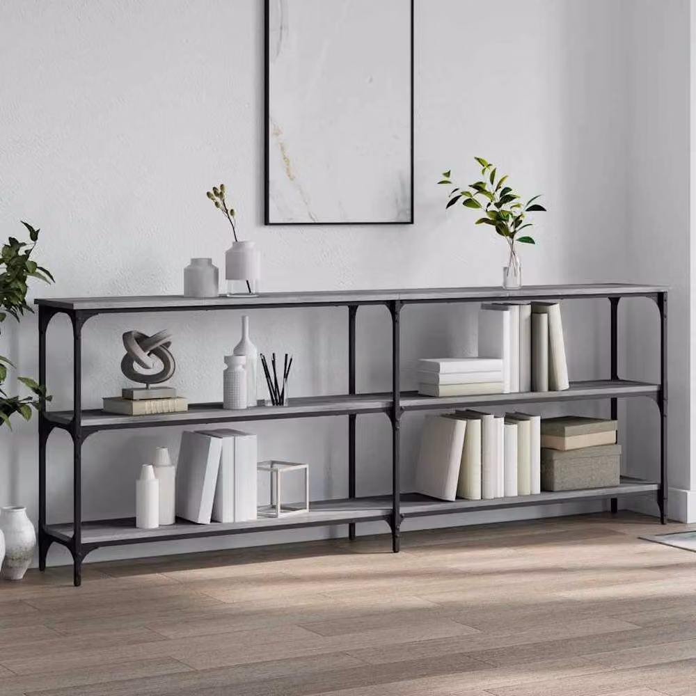 Berkfield Home Grey Sonoma Console Table, W: 200 cm, D: 29 cm, H: 75 cm – 2