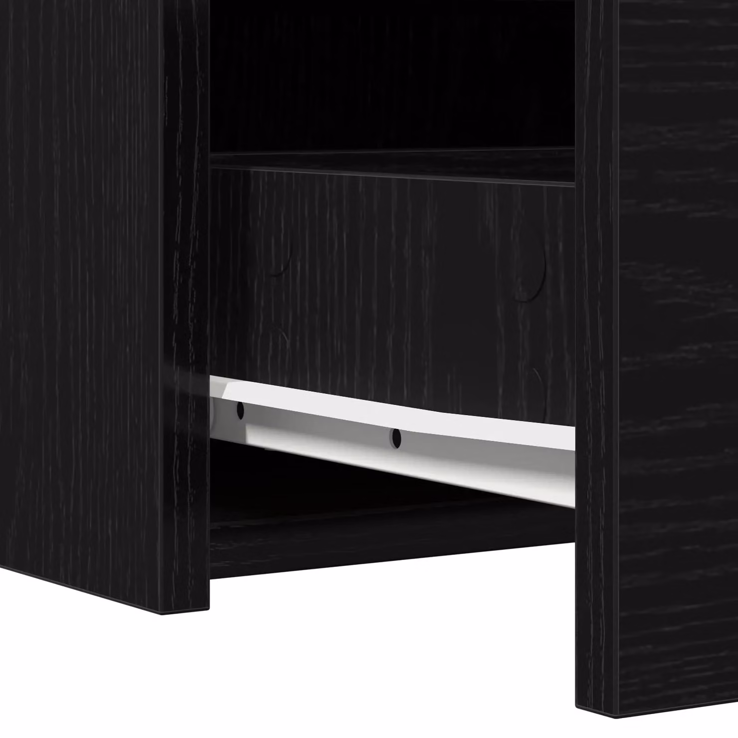 Berkfield Home Wall Hanging Dressing Table in Black Oak, W: 60 cm, D: 40 cm, H: 70 cm – 5