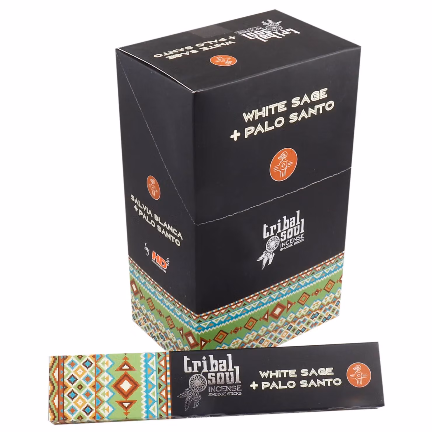 KDMD Tribal Soul Incense Sticks with White Sage and Palo Santo in Black – 2