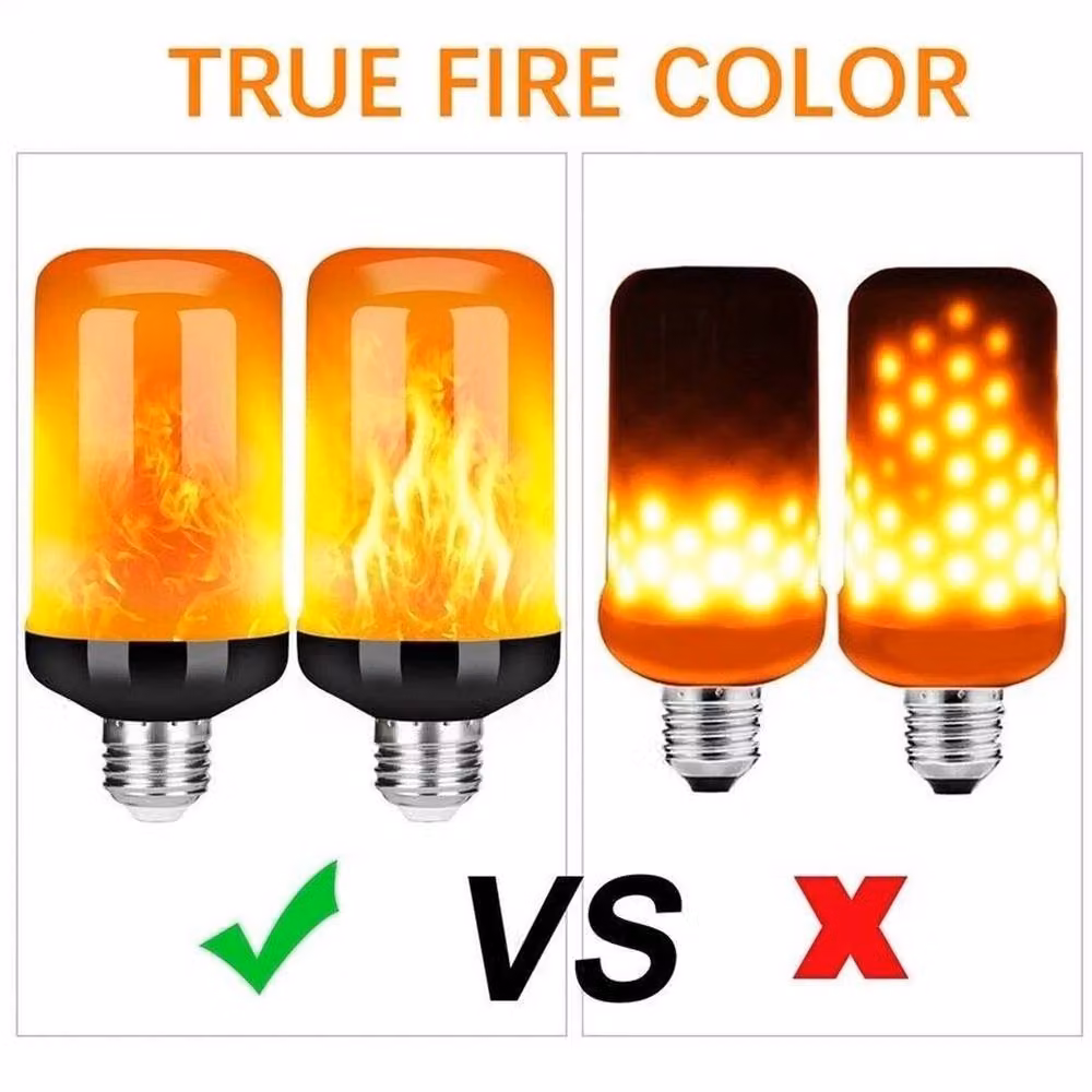 NESTLUNE 3W 96LED Decorative Candle Bulb in Warm Yellow Light – 4