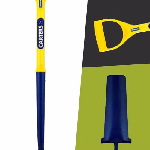 Pegdev Carters Newcastle Drainer Grafter Post Shovel Spade with Polyfibre Handle and Lug – 2