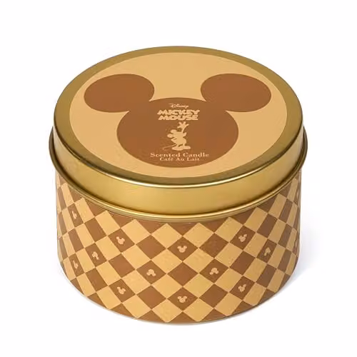 Disney Mickey Mouse Scented Tin Candle, Cafe Au Lait, 175g, Beige/Brown – 1