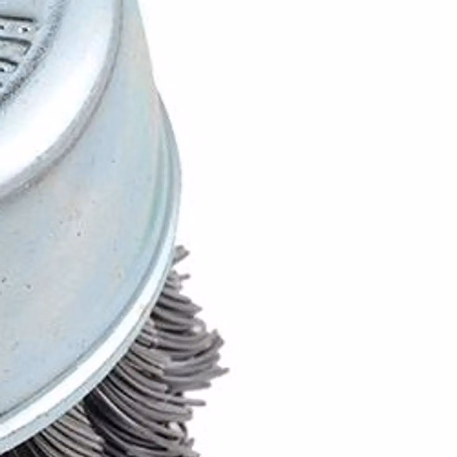 Lessmann Knot Cup Brush for Angle Grinders in Silver and Multicolour Stainless Steel – 2