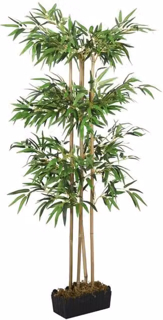 Berkfield Home Artificial Green Bamboo Tree, Height: 150 cm – 1