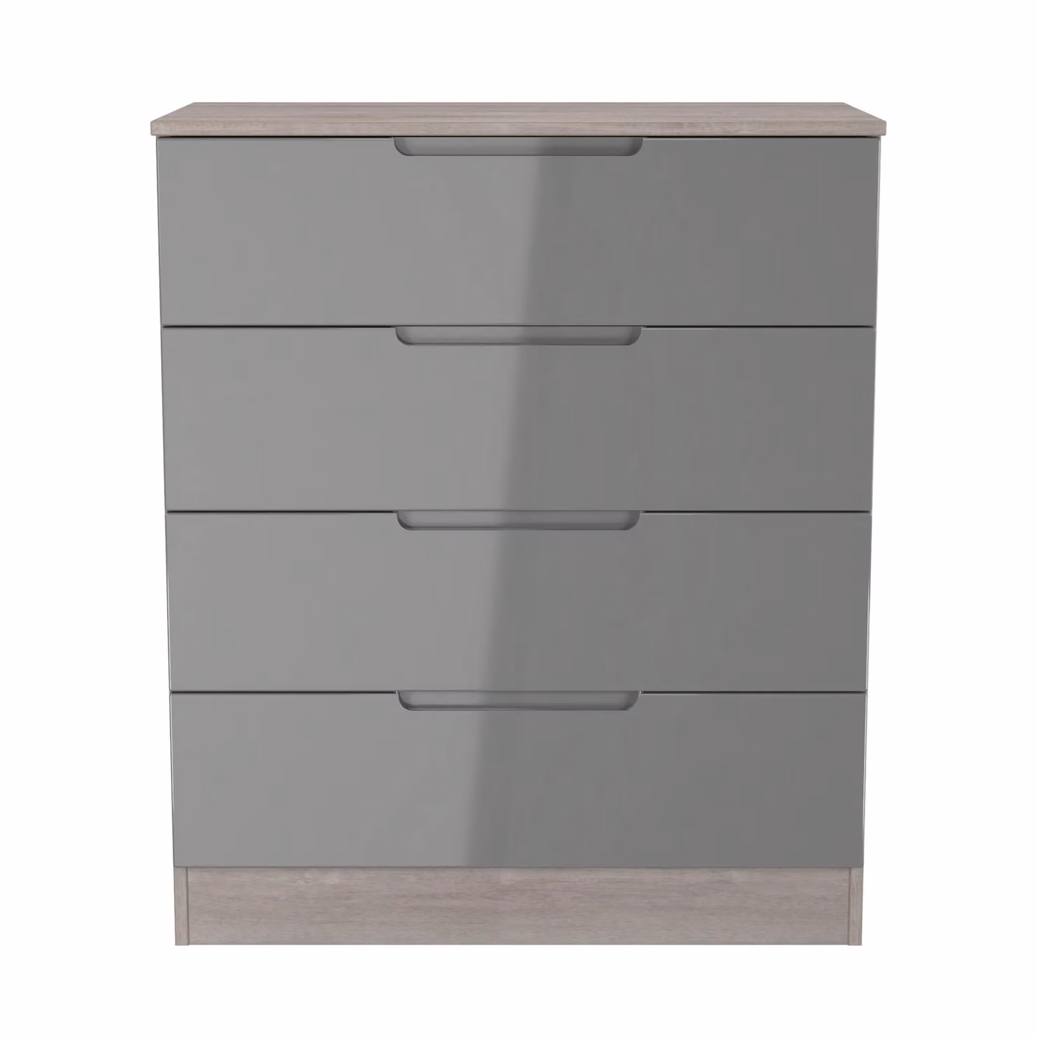 2 U Lucca 4 Drawer Chest in Grey – 2