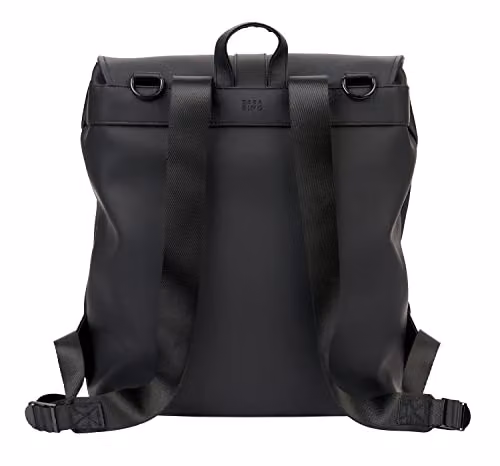baba bing Sorm Baby Changing Backpack in Black with 4 Compartments, Change Matt and Insulated Bottle Holder – 3