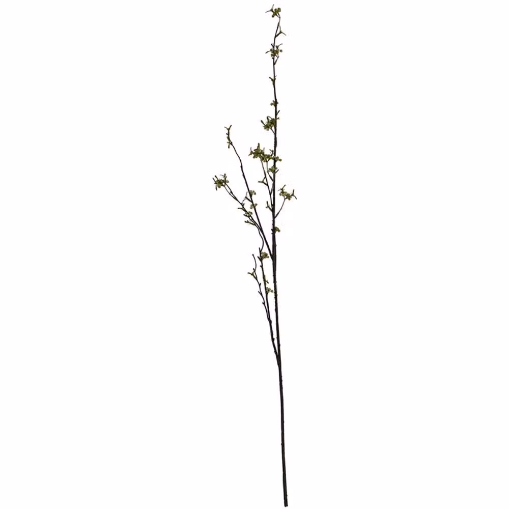 Lemon Pavilion Furniture and Decor Berry Willow Stem in Green, Plastic, W: 15 cm, D: 15 cm, H: 105 cm – 3