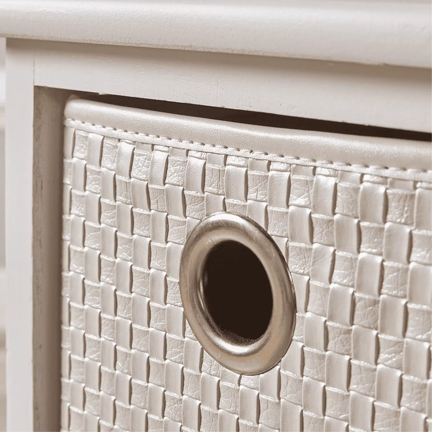 Home Source 3 Drawer Wooden Hallway Storage Chest in White – 3