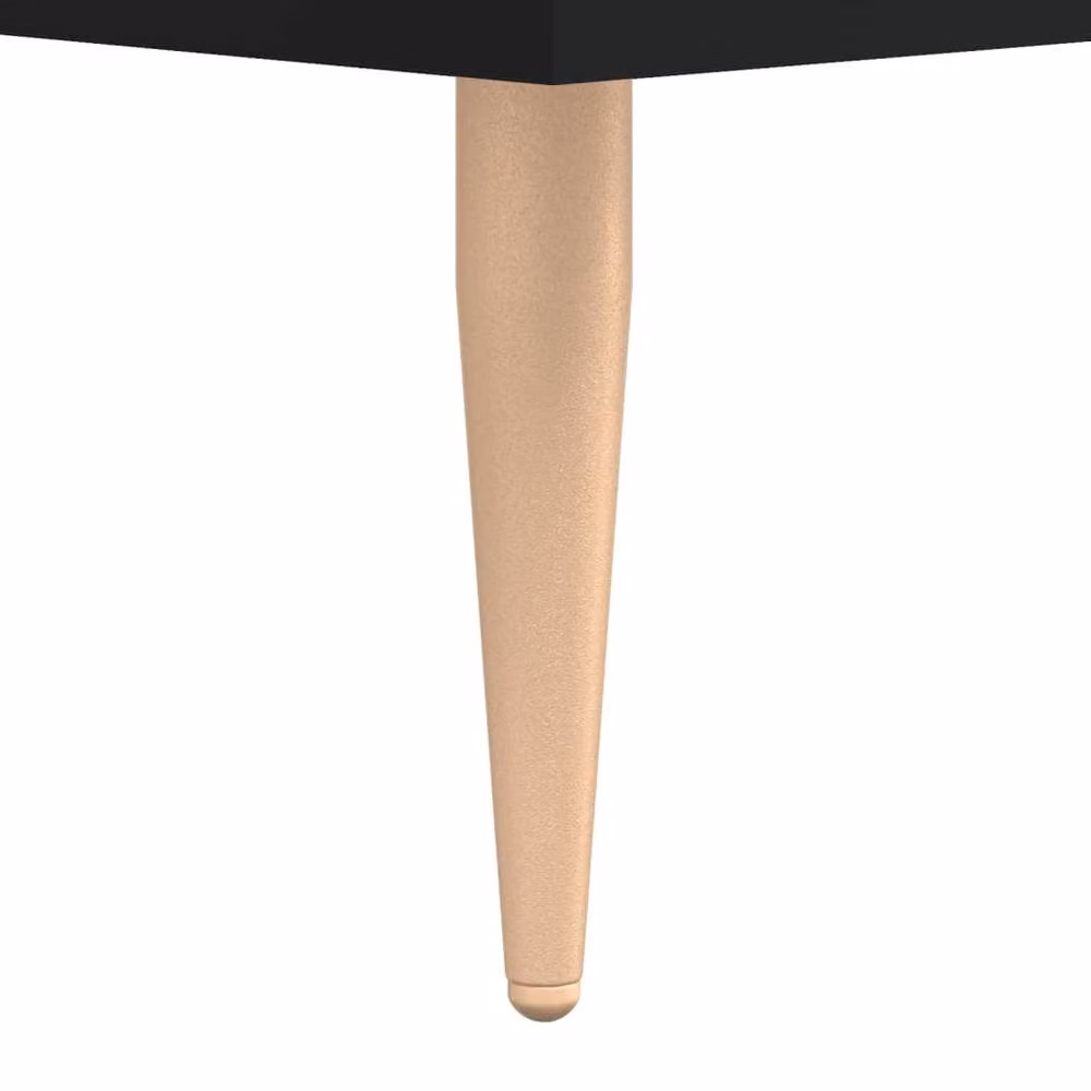 Berkfield Home Black Square Coffee Table W/D/H: 50 x 50 x 40 cm – 5